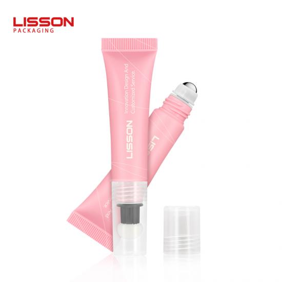 Multi-Applicator PE Squeeze Tube with Steel Ball Massage Roller