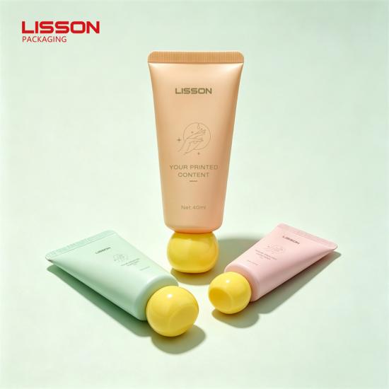 Cosmetic Nozzle Tube with Dome Screw Cap