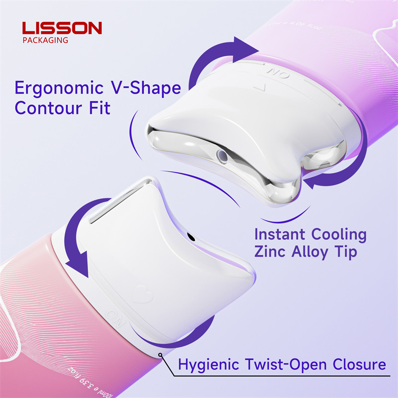 V-shape squeeze tube