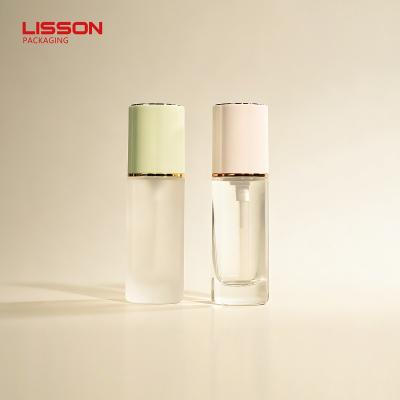 25ml Glass Foundation Bottle with Lotion Pump
