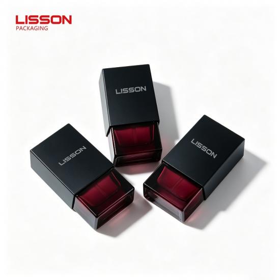 30ml Empty Flat Square Glass Perfume Spray Bottle