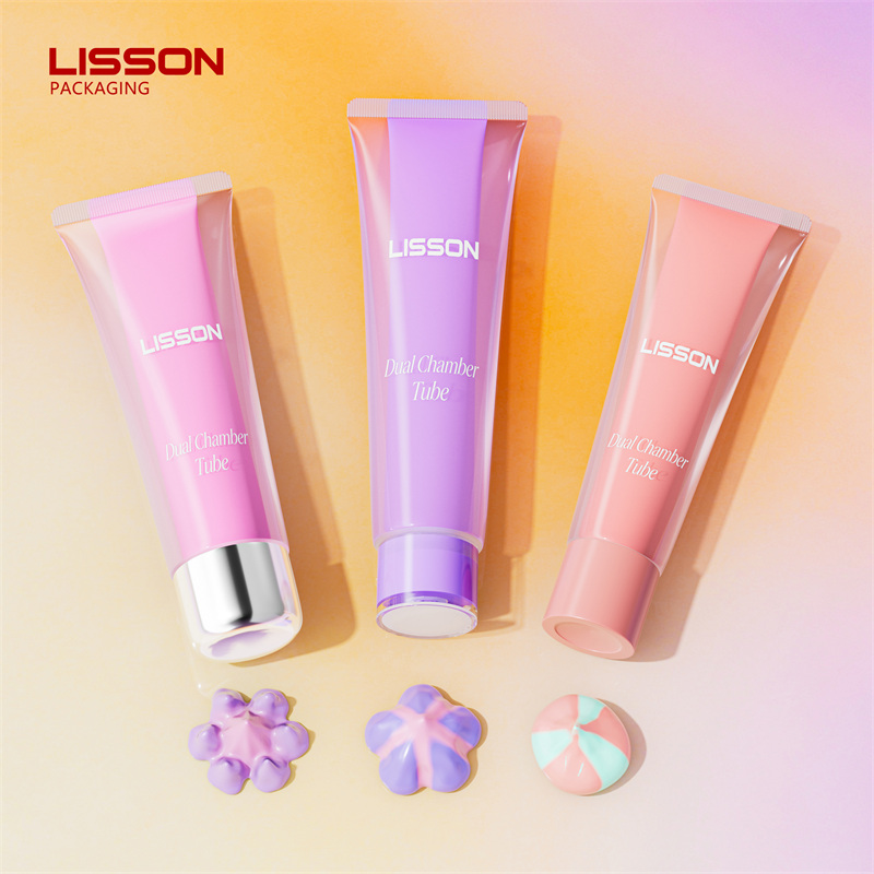  Dual Chamber Cosmetic Tube Packaging