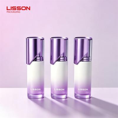 Metallic Purple Skincare Glass Bottle