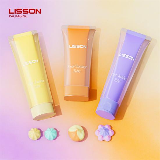  Dual Chamber Cosmetic Tube Packaging