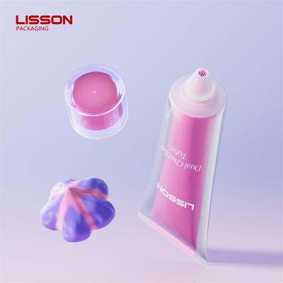  Dual Chamber Cosmetic Tube Packaging