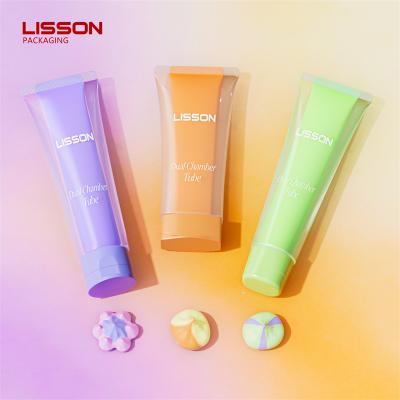  Dual Chamber Cosmetic Tube Packaging