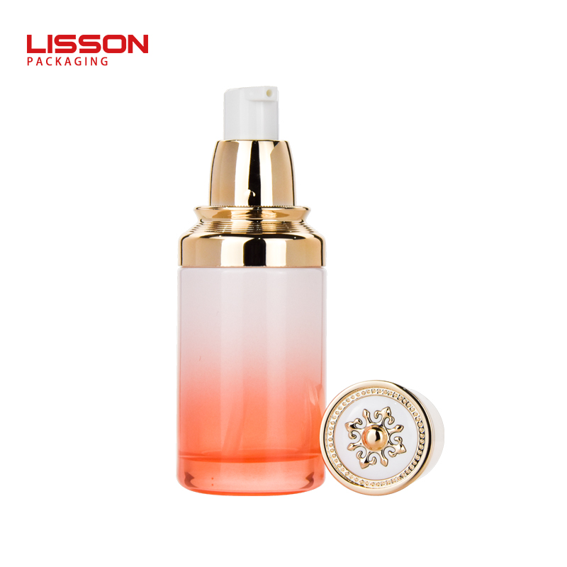 Cosmetic glass bottle set