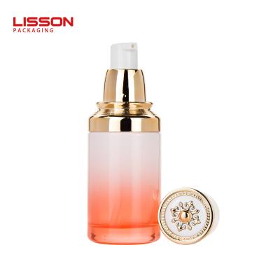 Cosmetic glass bottle set