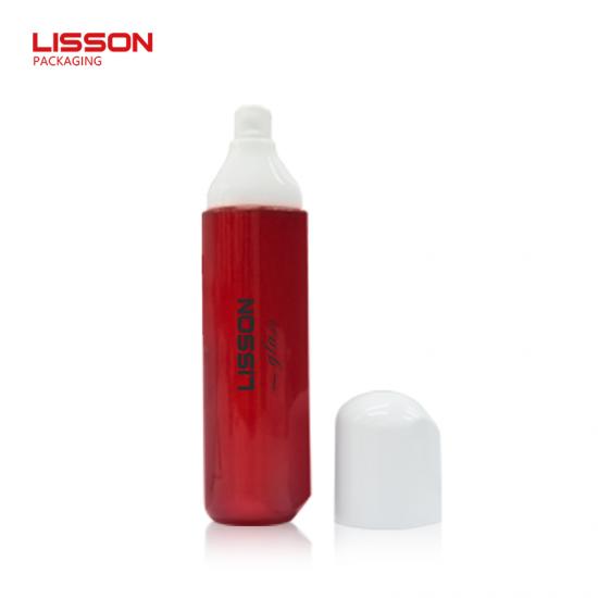 Luxury Red Skincare Glass Bottle & Jar Set