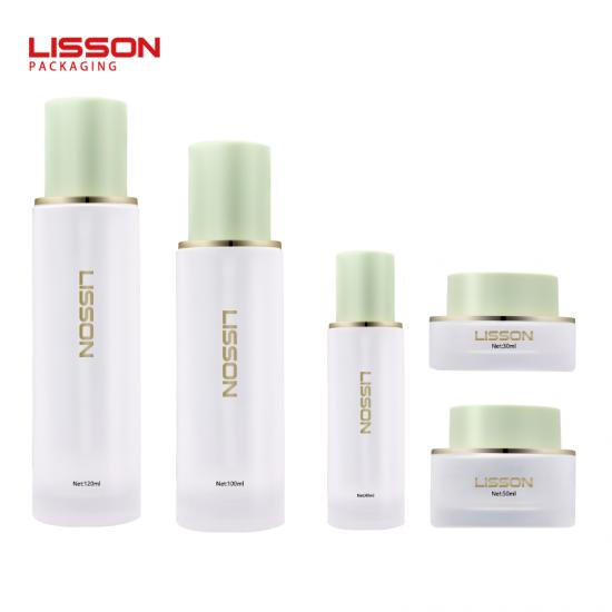 Luxury Cosmetic Glass Packaging Set