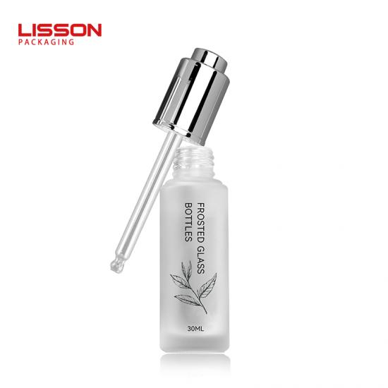 Frosted Glass Bottles With Dropper And Pump