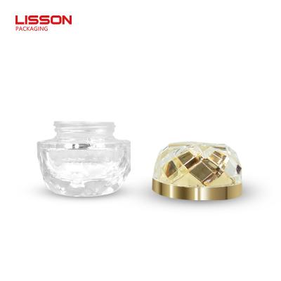 Gold Accent Glass Skincare Packaging