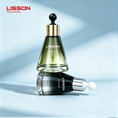 custom glass bottle with pump
