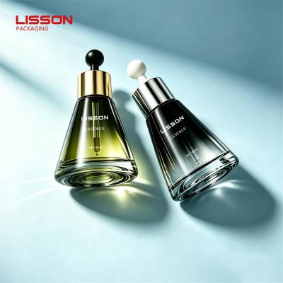 custom glass bottle with pump