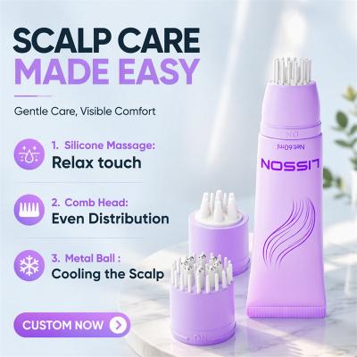 Scalp care massage applicator