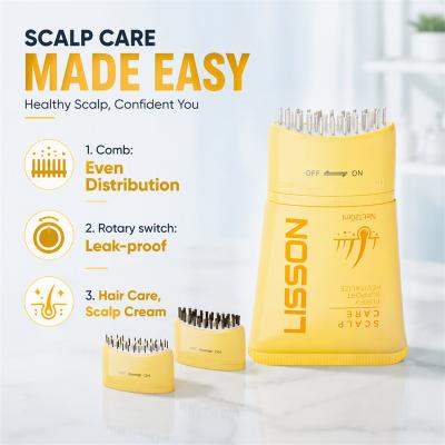 Scalp care massage applicator