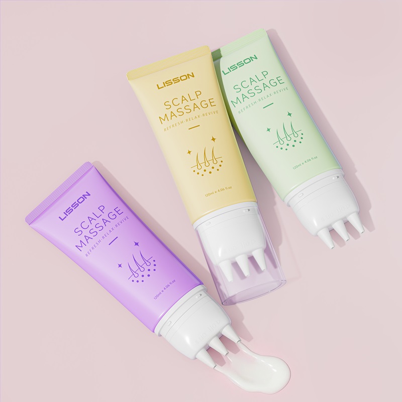 Silicone Head Massage Tube for Scalp Care