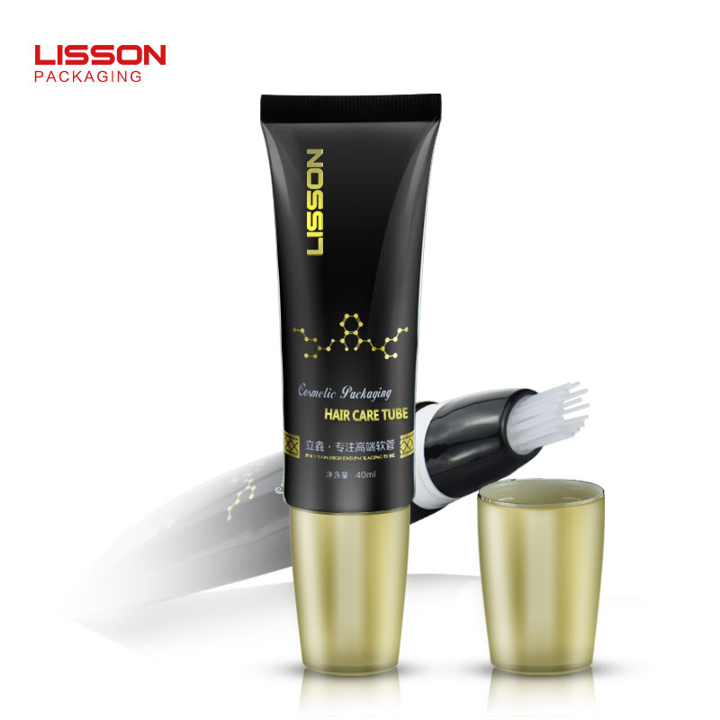 Hair Care Tube with Massage Comb Applicator